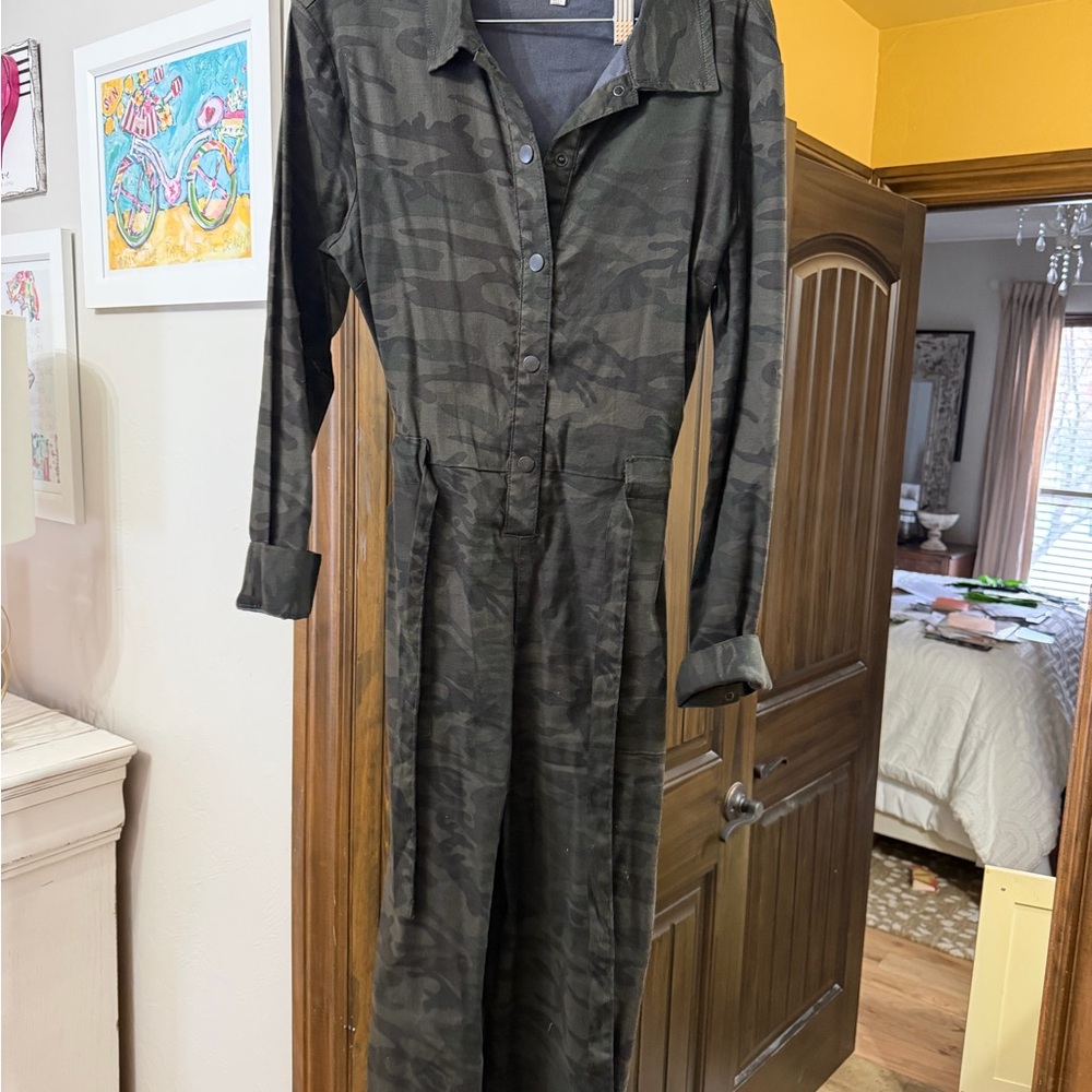 Level 99 Camouflage Jumpsuit